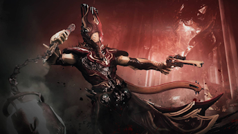 Photo de Harrow avec ses armes signatures